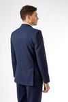 Burton Navy Marl Tailored Fit Suit Jacket thumbnail 3
