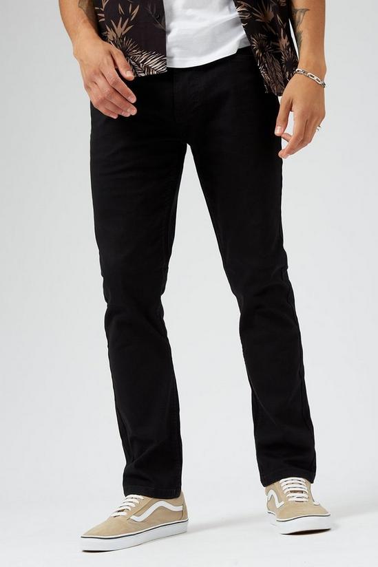 Burton Black Slim Fit Jeans With Cotton 1