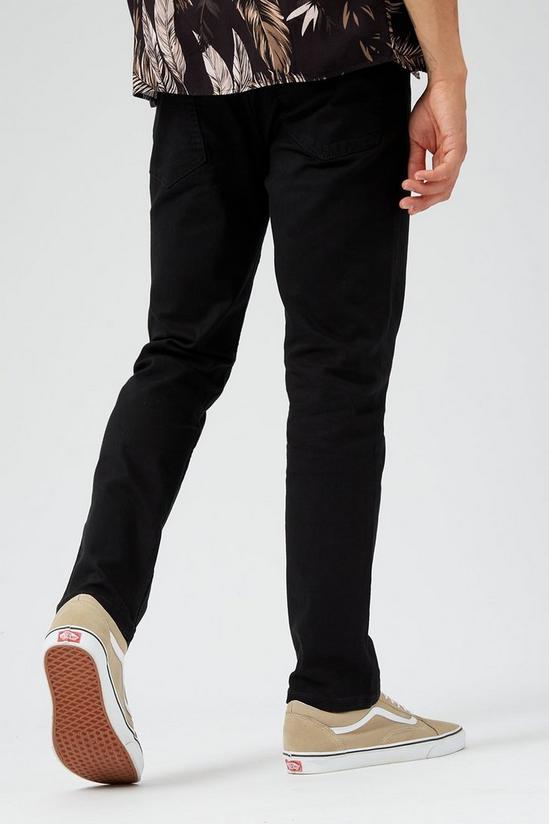 Burton Black Slim Fit Jeans With Cotton 3