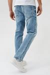 Burton Blue Slim Fit Vintage Selvedge Trim Jeans thumbnail 3