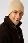 Burton Camel Ribbed Beanie With Polyester thumbnail 1