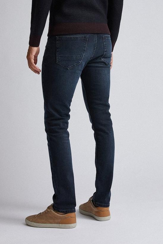 Burton Blue Overdye Skinny Fit Jeans 3