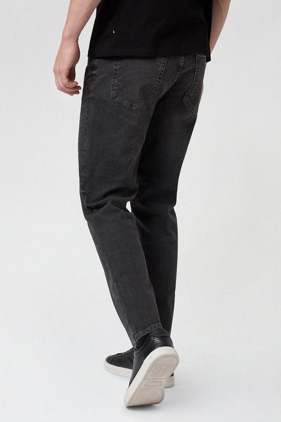 Burton Loose Crop Dark Grey Jeans 2