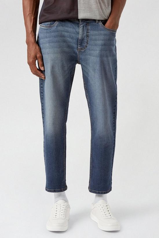 Burton Vintage Straight Mid Wash Jeans 2