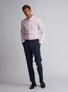 Burton Pink Skinny Fit Textured Shirt with Stretch thumbnail 4