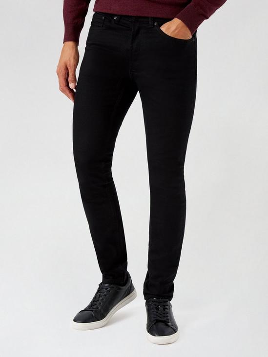 Burton Black Skinny Jeans With Cotton 1