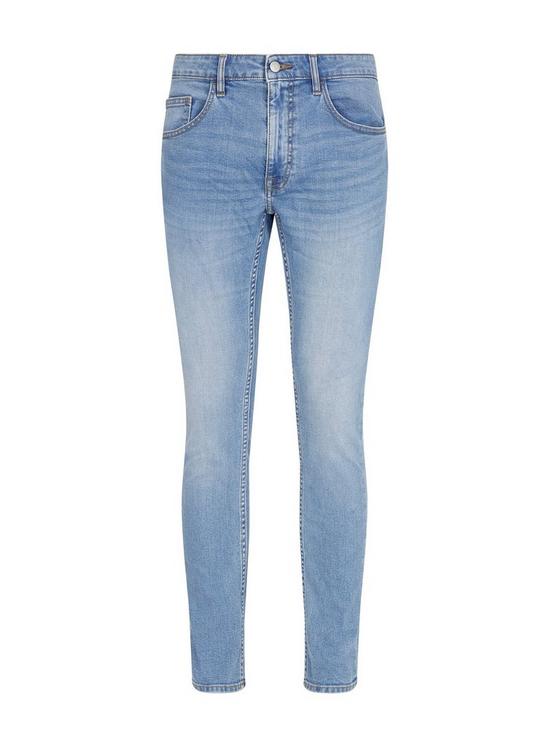 Burton Blue Wash Skinny Jeans 4