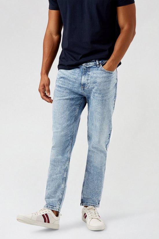 Burton Blue Tapered Fit Jeans 1