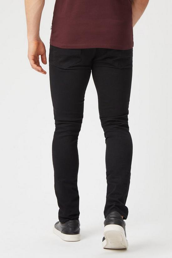 Burton Black Super Skinny Jeans With Cotton 3