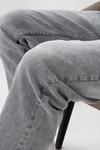 Burton Grey Straight Vintage Light Grey Jeans thumbnail 4