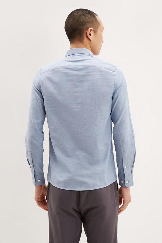 Burton Light Blue Long Sleeve Oxford Shirt 3