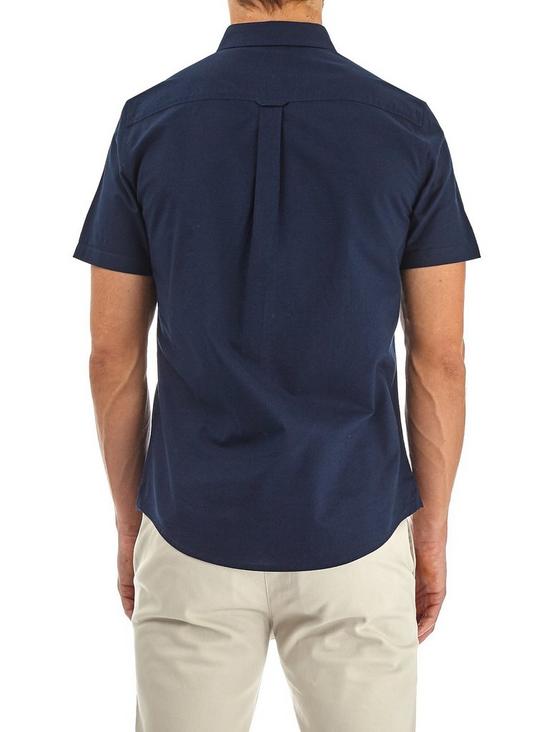 Burton Navy Short Sleeve Oxford Shirt 2