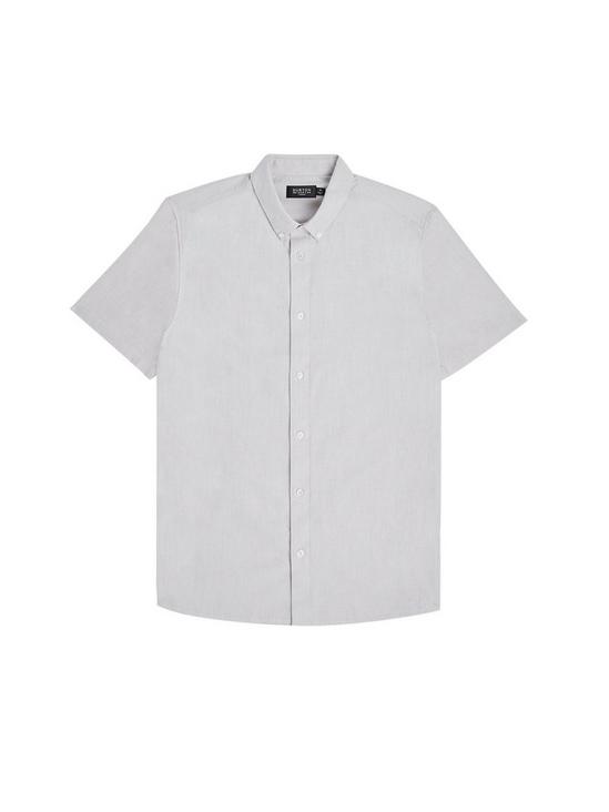 Burton White Marl Oxford Shirt 1