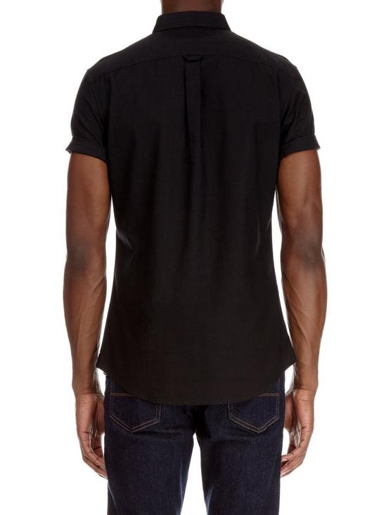 Burton Black Short Sleeve Oxford Shirt 3