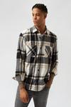 Burton Stone Relaxed Fit Checked Overshirt thumbnail 2