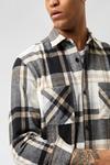 Burton Stone Relaxed Fit Checked Overshirt thumbnail 3