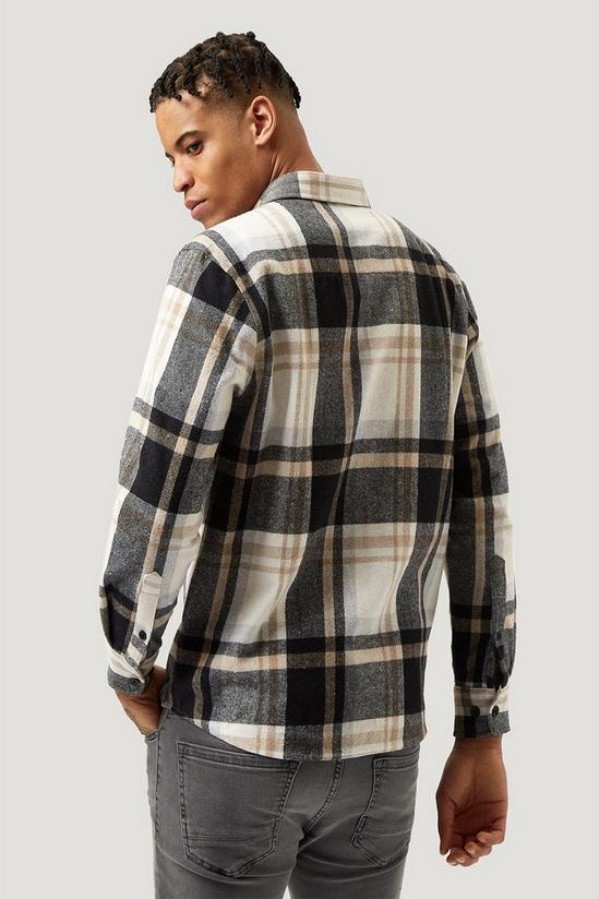 Burton Stone Relaxed Fit Checked Overshirt 4