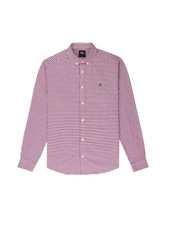 Burton White Berry Long Sleeve Gingham Shirt 2
