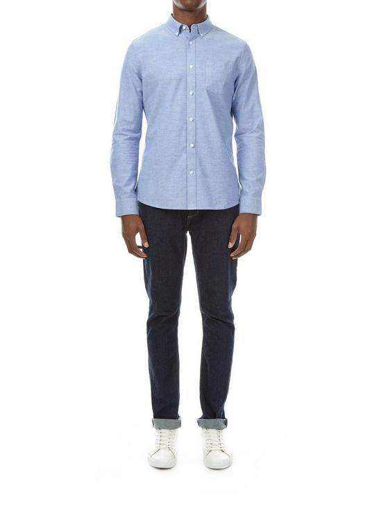 Burton Light Blue Long Sleeve Oxford Shirt 5