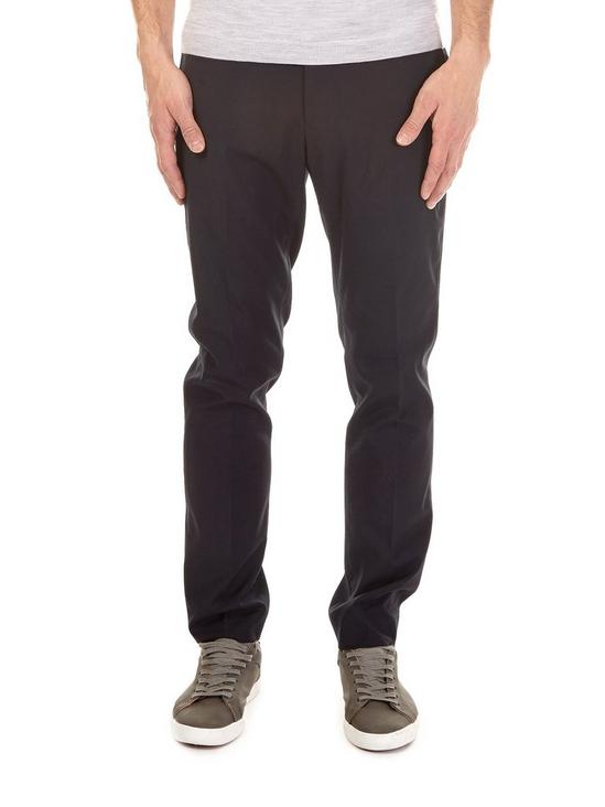 Burton Navy Skinny Fit Stretch Trousers 1