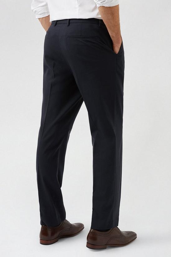 Burton Relaxed Navy Trousers With Polyester 4