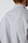 Burton Grey Mist Long Sleeve Oxford Shirt thumbnail 3
