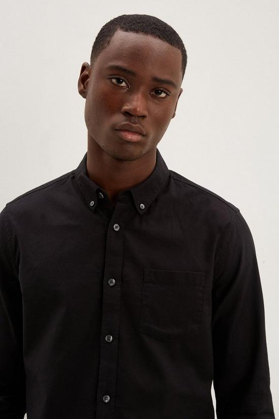 Burton Black Long Sleeve Oxford Shirt 4