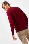 Burton Red Crew Neck Jumper With Cotton thumbnail 3