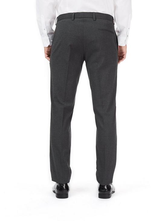 Burton Skinny Stretch Charcoal Trousers 2