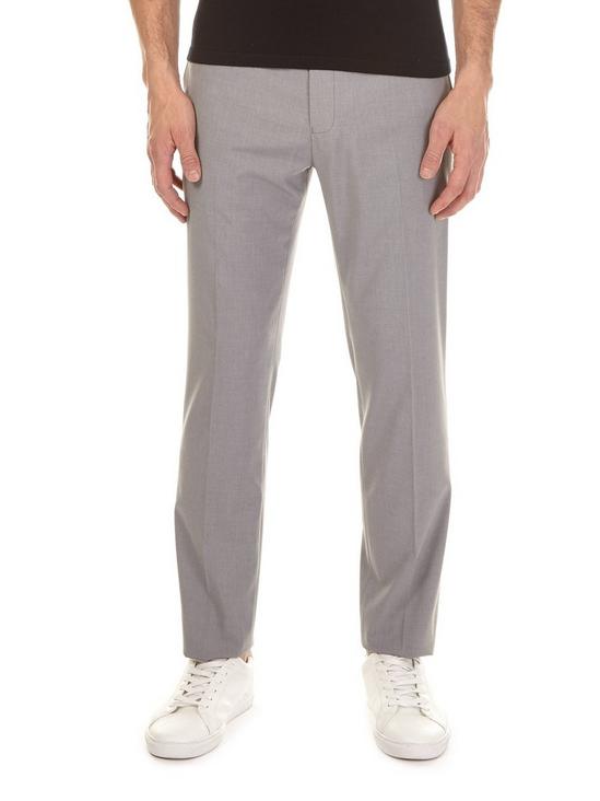 Burton Light Grey Slim Fit Stretch Trousers 1