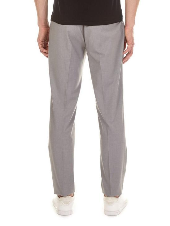 Burton Light Grey Slim Fit Stretch Trousers 4