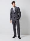Burton Grey Essential Skinny Fit Suit Jacket thumbnail 3