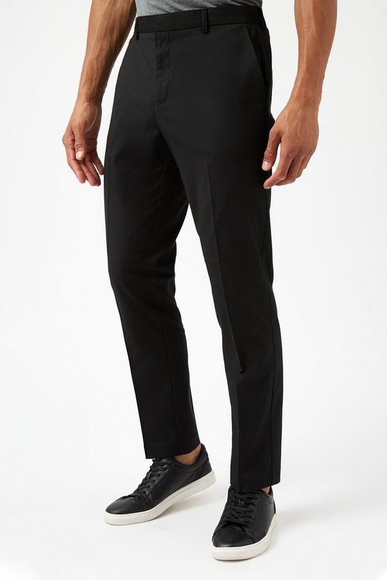 Burton Slim Stretch Black Trousers 2