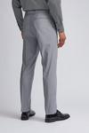 Burton Light Grey Tailored Fit Stretch Trousers thumbnail 3