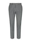 Burton Skinny Grey Check Cropped Trousers thumbnail 4