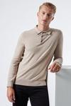 Burton Cold Stone Knitted Polo with Cotton thumbnail 4