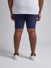 Burton Plus and Tall Belted Navy Geo Shorts thumbnail 2
