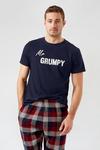 Burton Red Mr Grumpy T Shirt Pyjama Set thumbnail 1