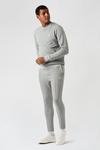 Burton MB Collection Grey Quilted Sweatshirt thumbnail 2