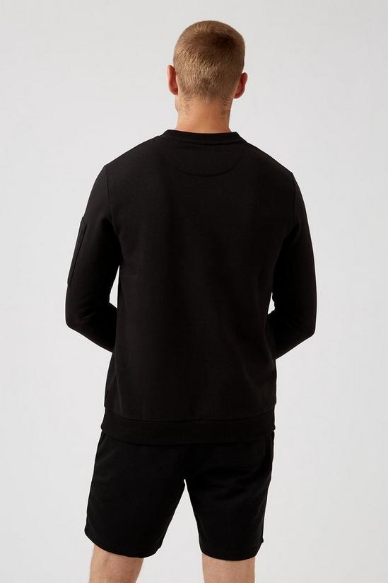 Burton Black Cargo Zip Sweatshirt 3