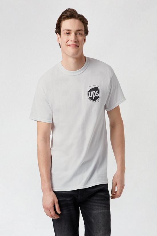 Burton White UPS Graphic T-Shirt 2