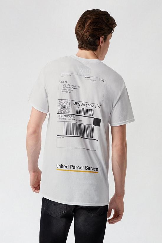 Burton White UPS Graphic T-Shirt 3