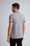 Burton Grey Two Tone Polo Shirt With Neon Tipping thumbnail 3