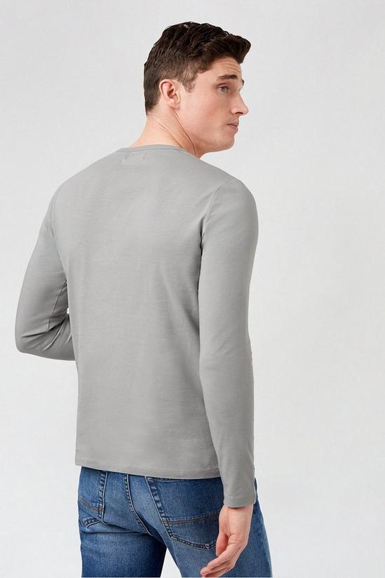 Burton Grey Graphic Long Sleeved TShirt 3