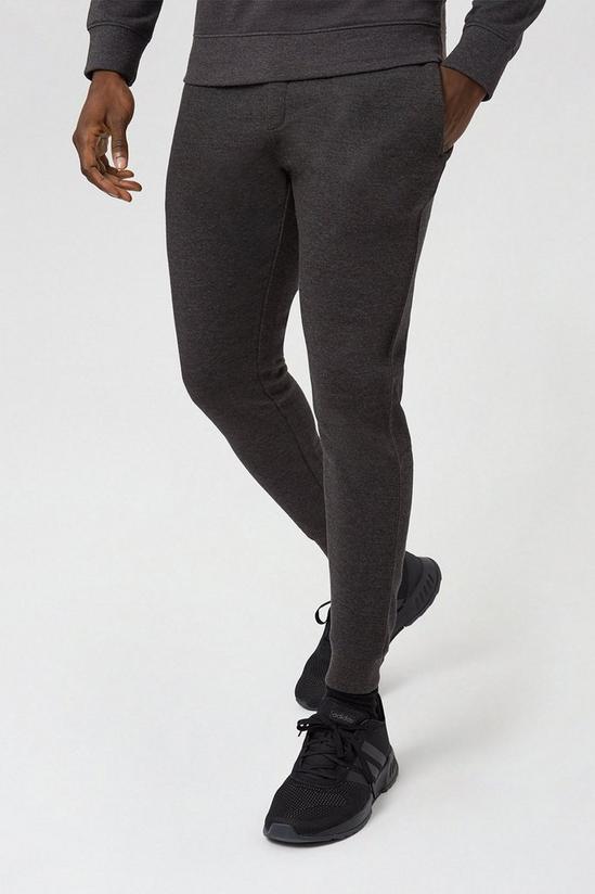 Burton Charcoal Muscle Fit Joggers 1
