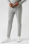 Burton MB Collection Grey Quilted Joggers thumbnail 1