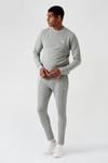 Burton MB Collection Grey Quilted Joggers thumbnail 2