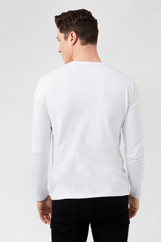 Burton White Graphic Long Sleeved T Shirt 3