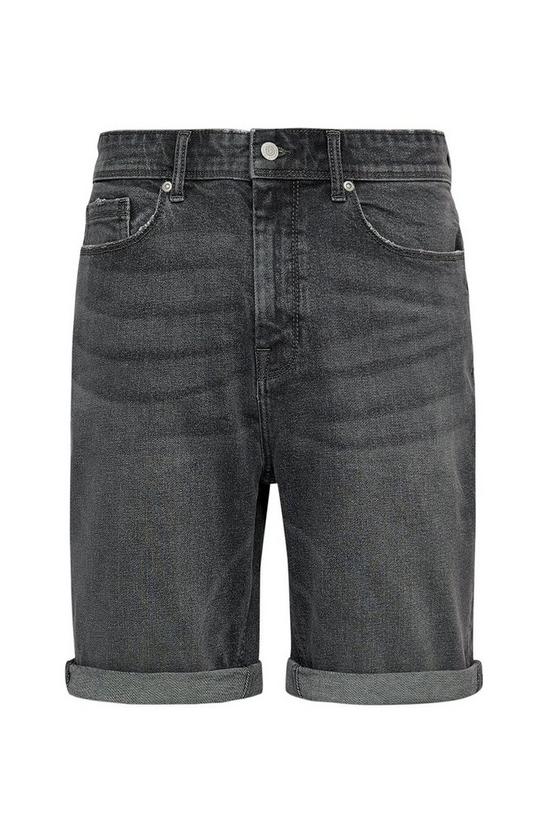 Burton Mid Grey Denim Shorts 1