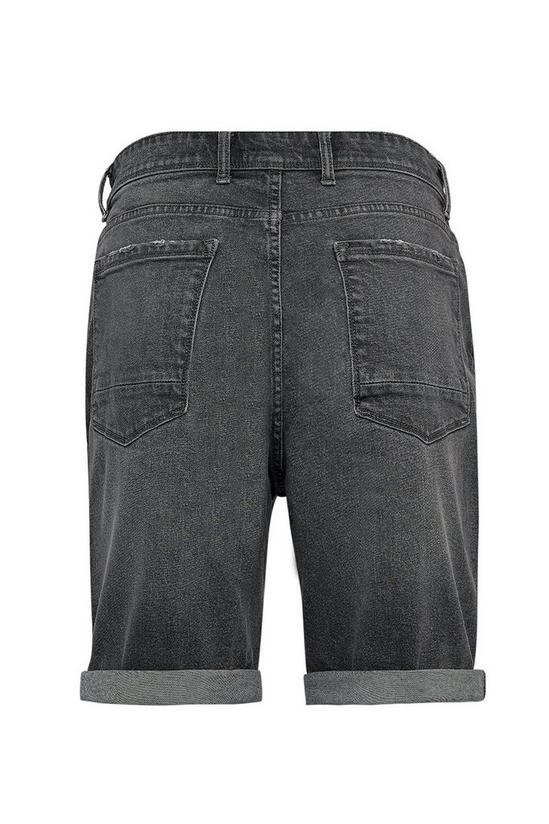 Burton Mid Grey Denim Shorts 2